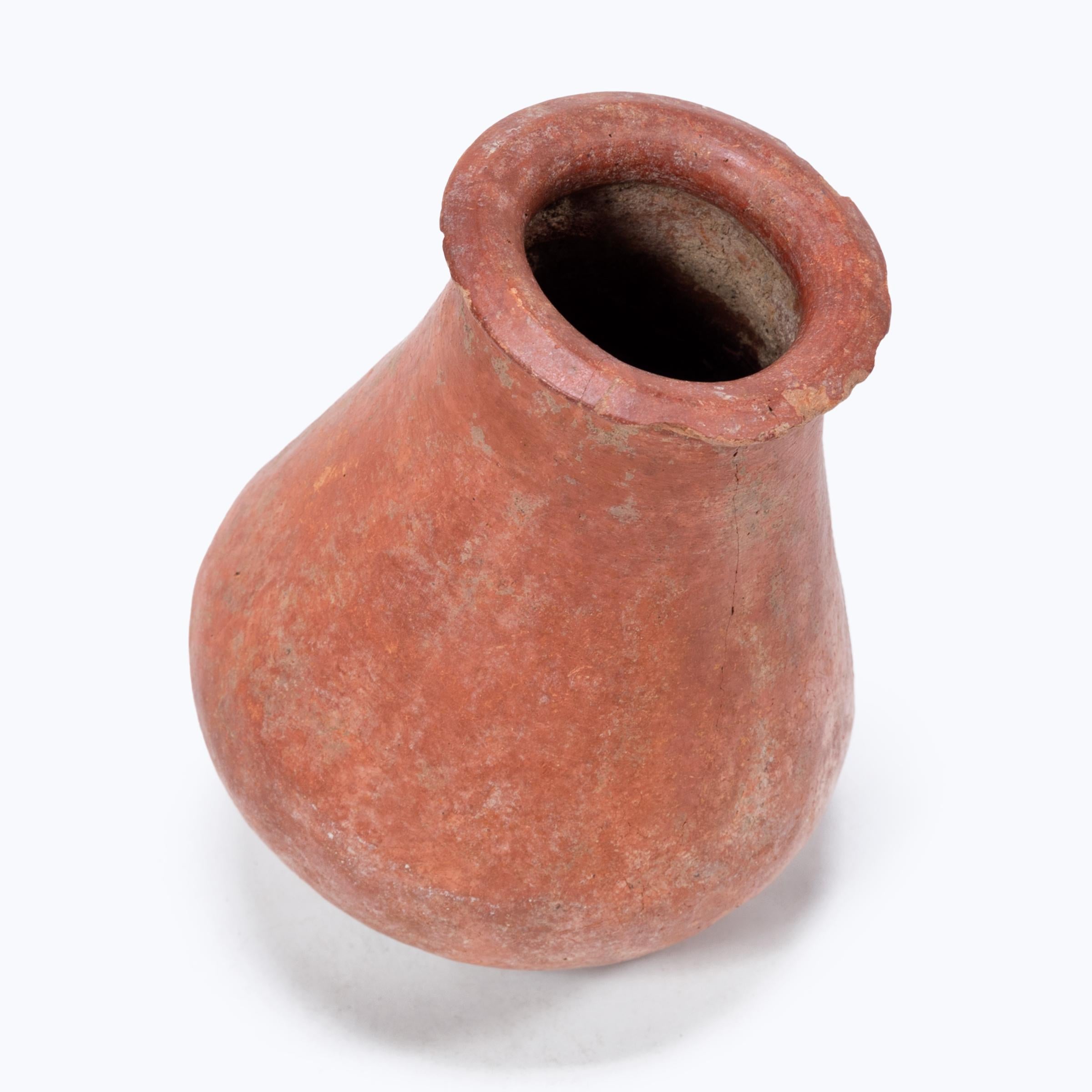 Unglazed Petite African Redware Vessel For Sale