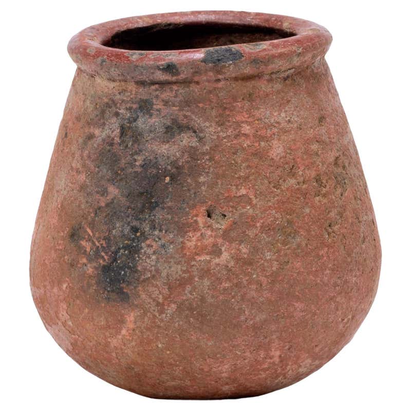 Pre-Columbian Redware Vessel with Face at 1stDibs | redware people