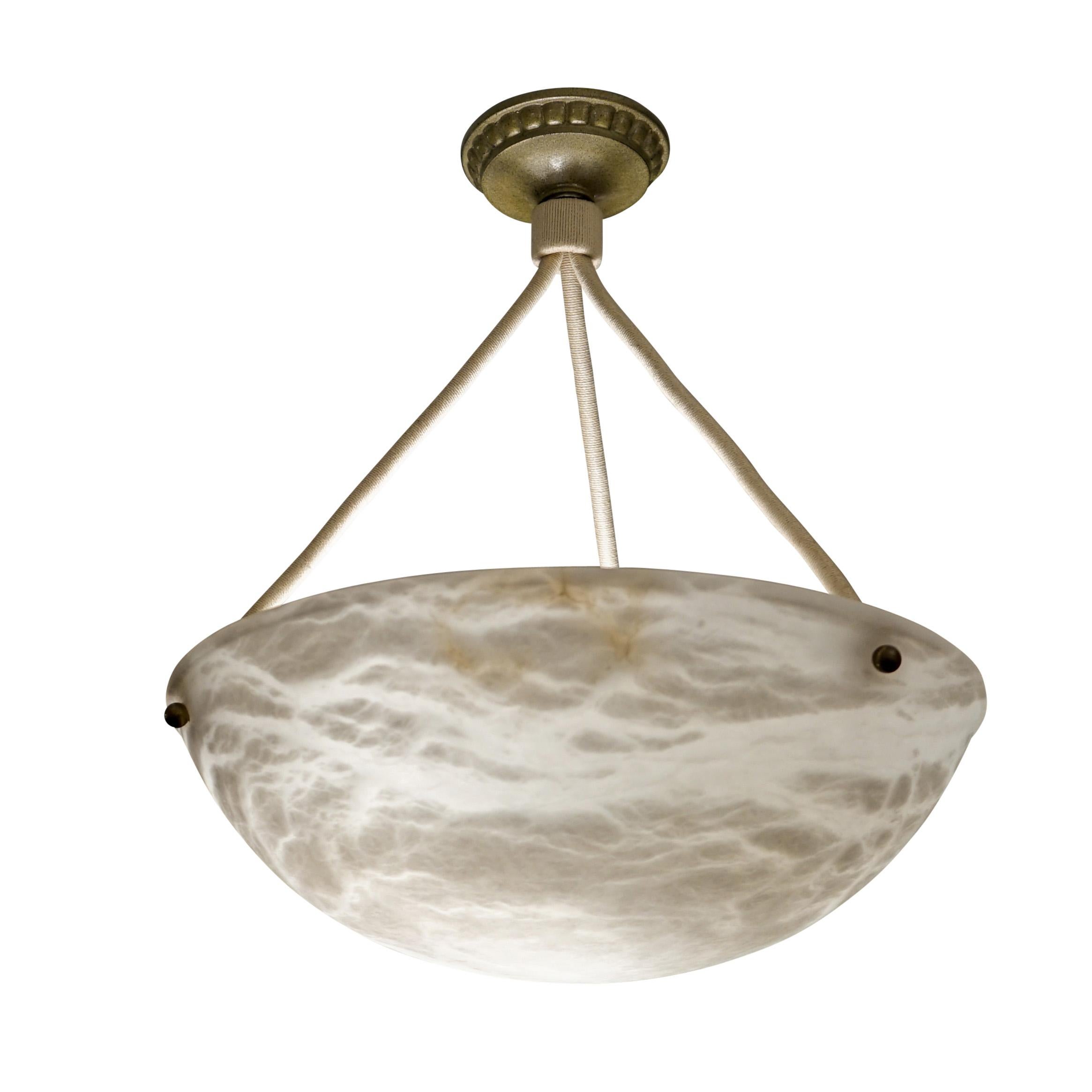 1920 alabaster pendant light