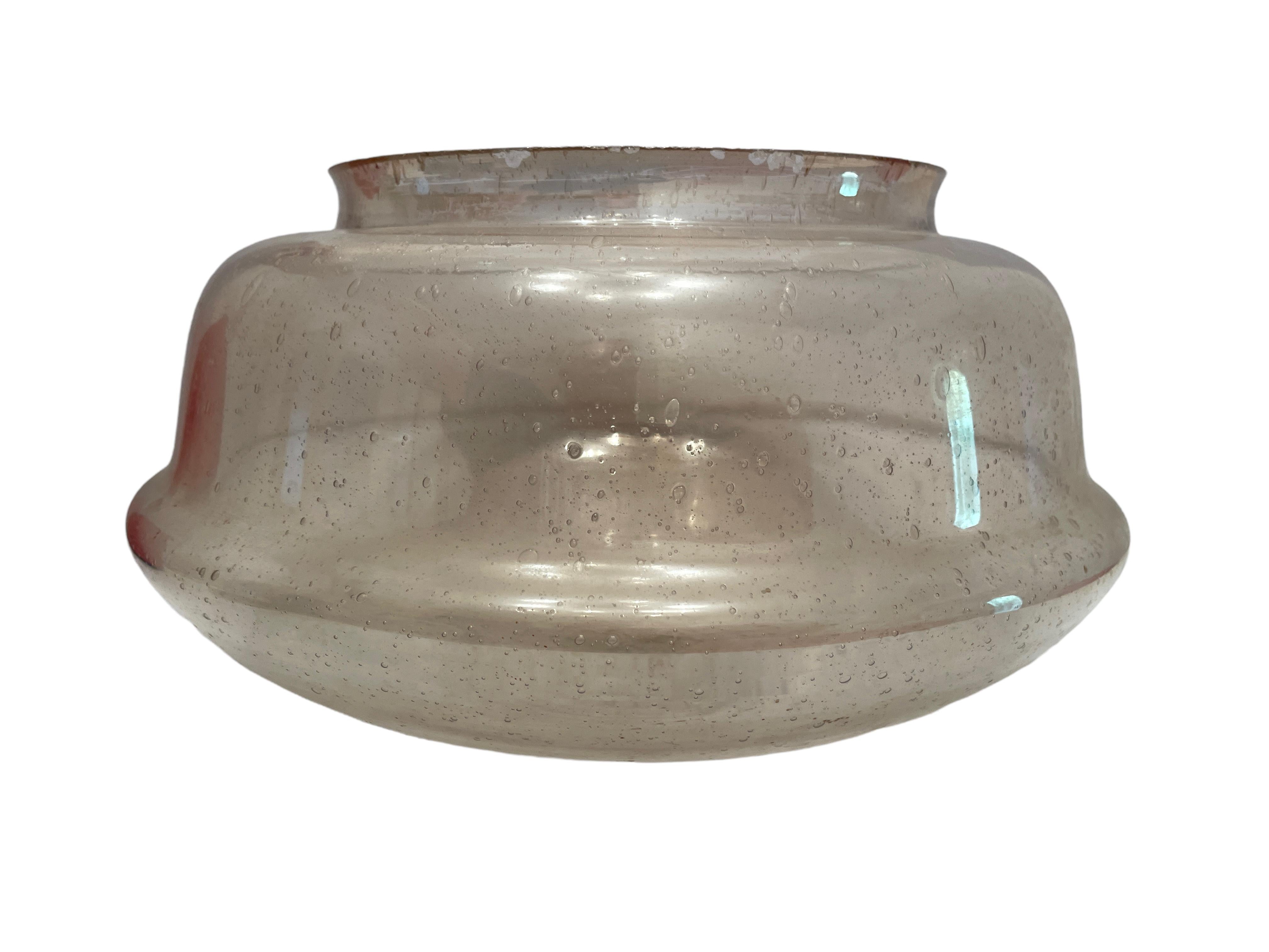 Petite lampe encastrée Hillebrand en verre fumé ambré, milieu du siècle, années 1960 en vente 1