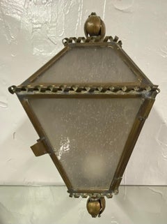 Petite Antique French Style Wall Mount Lantern
