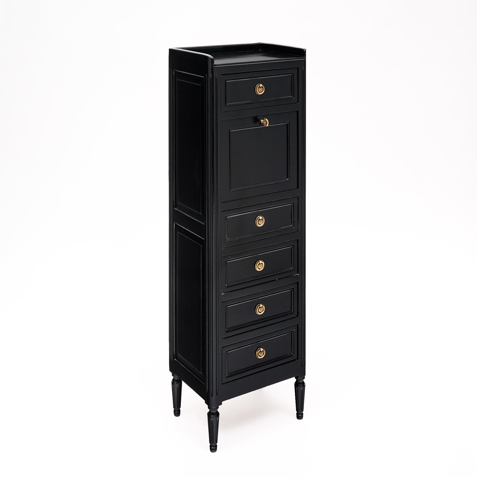 French Petite Antique Louis XVI Secretaire For Sale