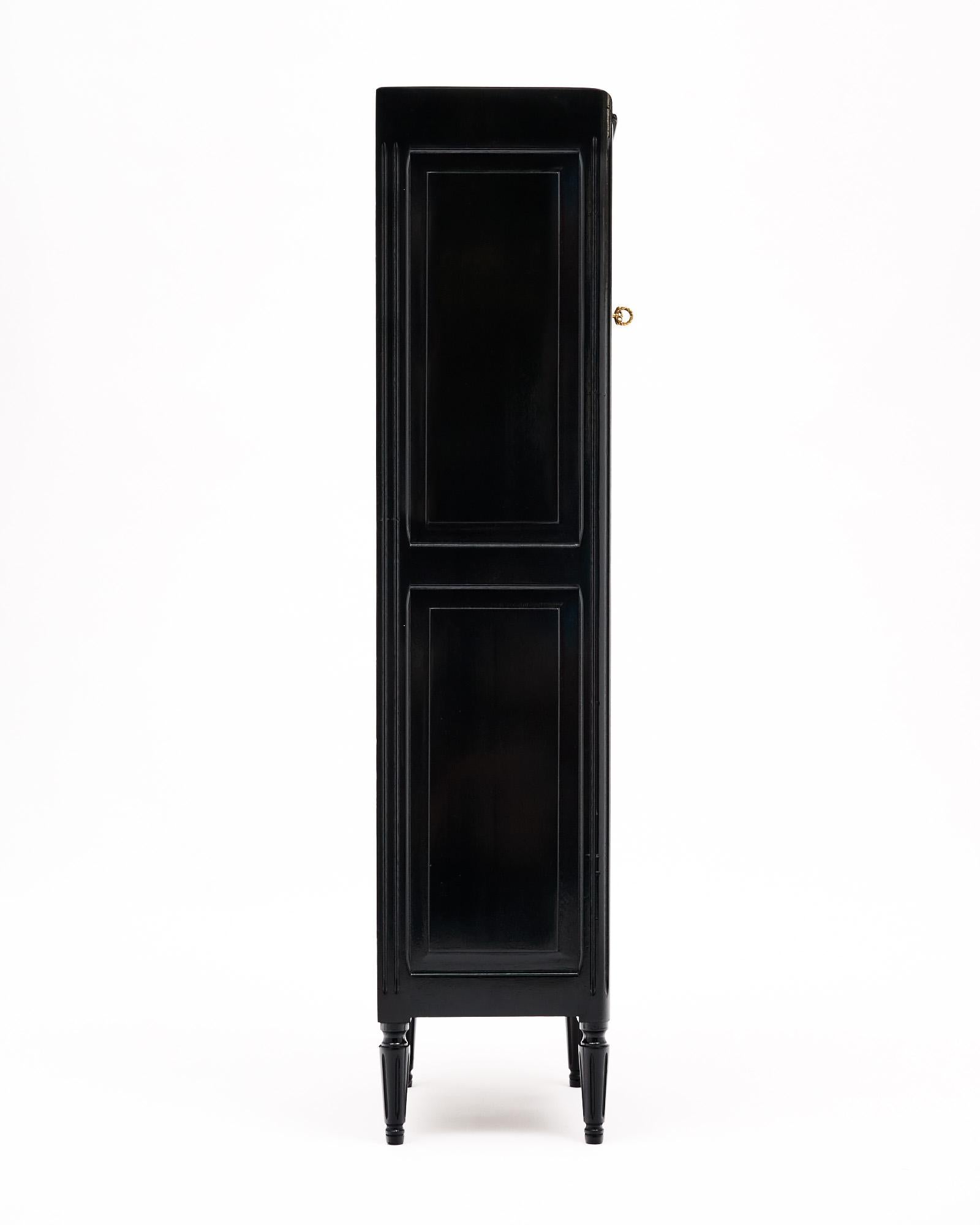 Brass Petite Antique Louis XVI Secretaire For Sale