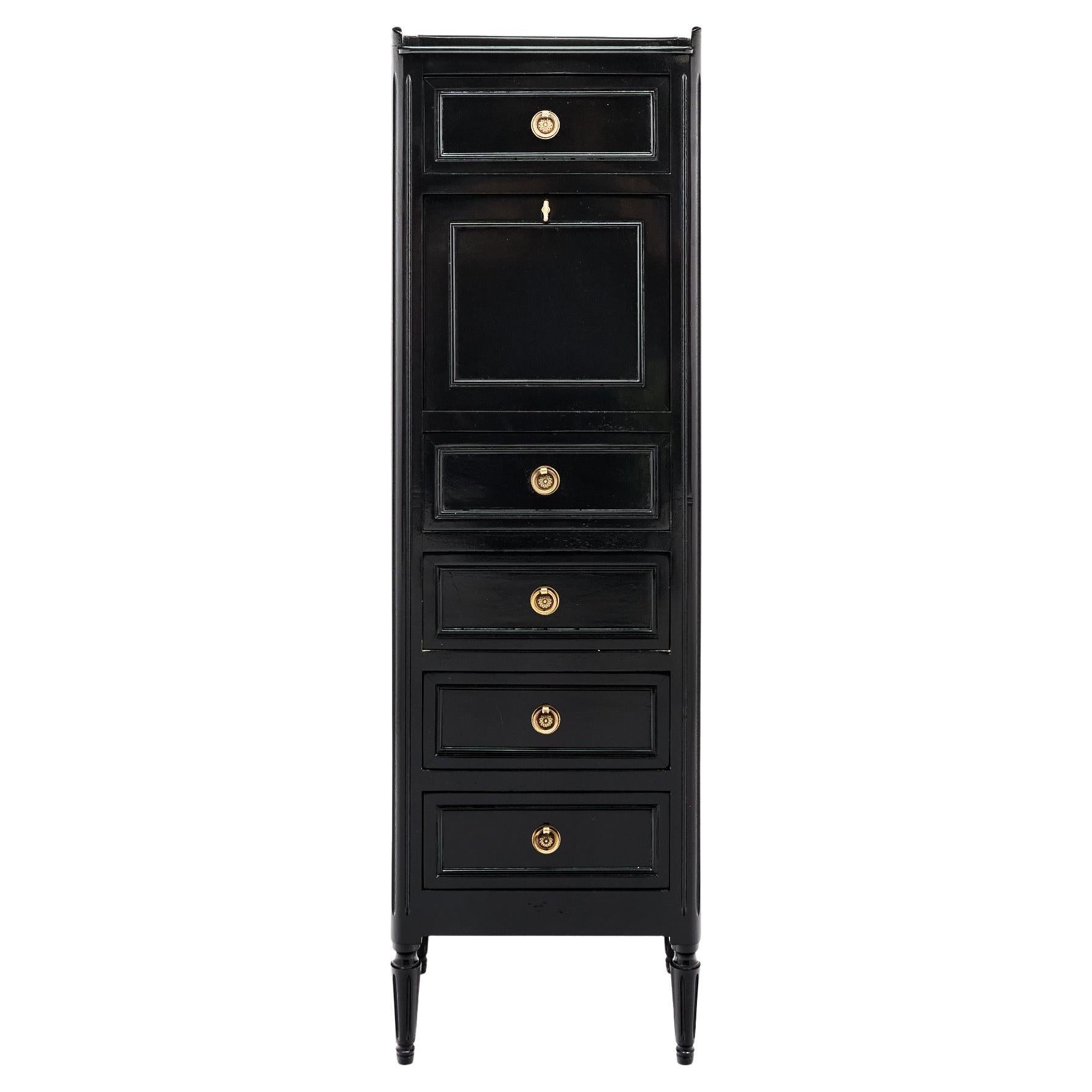 Petite Antique Louis XVI Secretaire For Sale