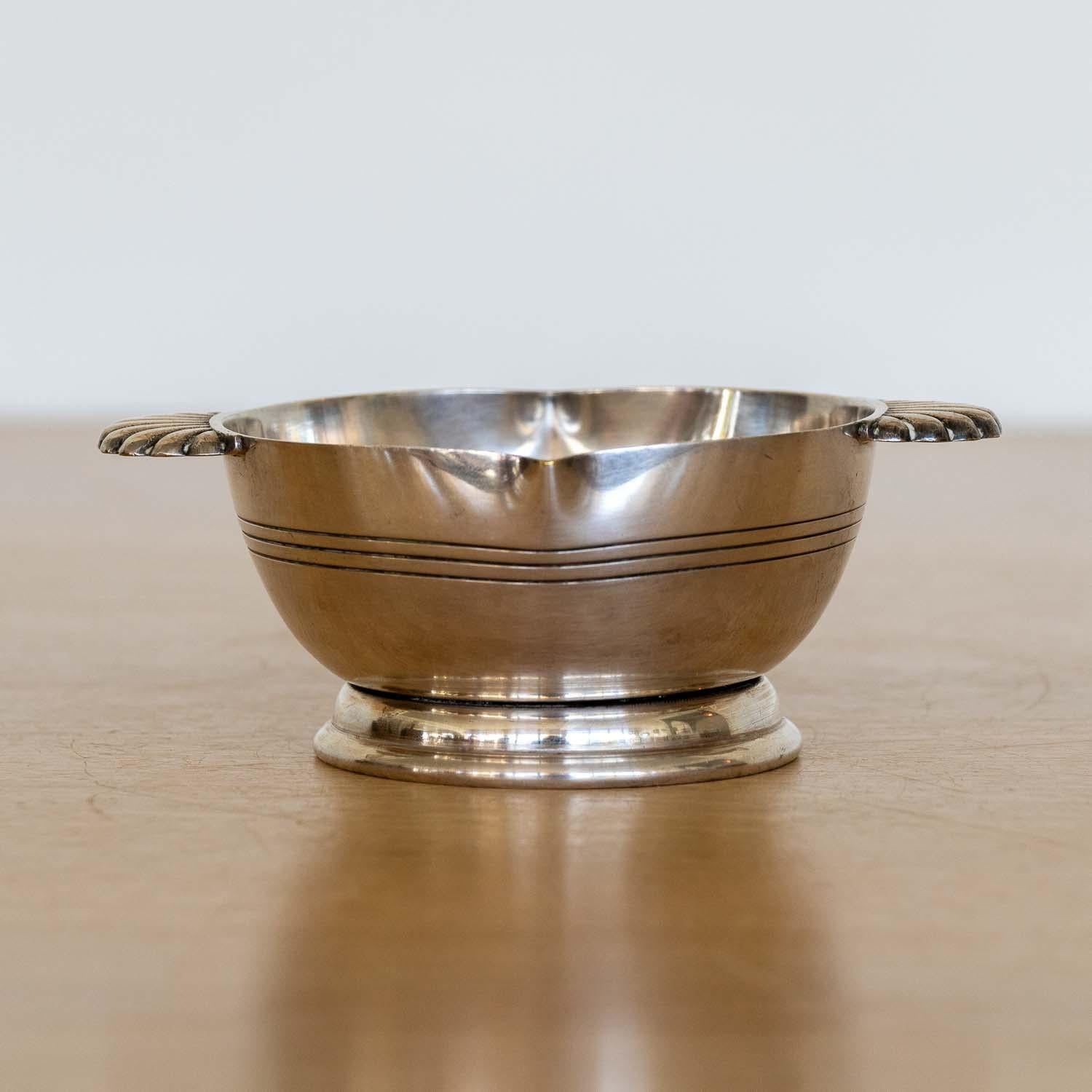 20th Century Petite Art Deco French Silver Bowl