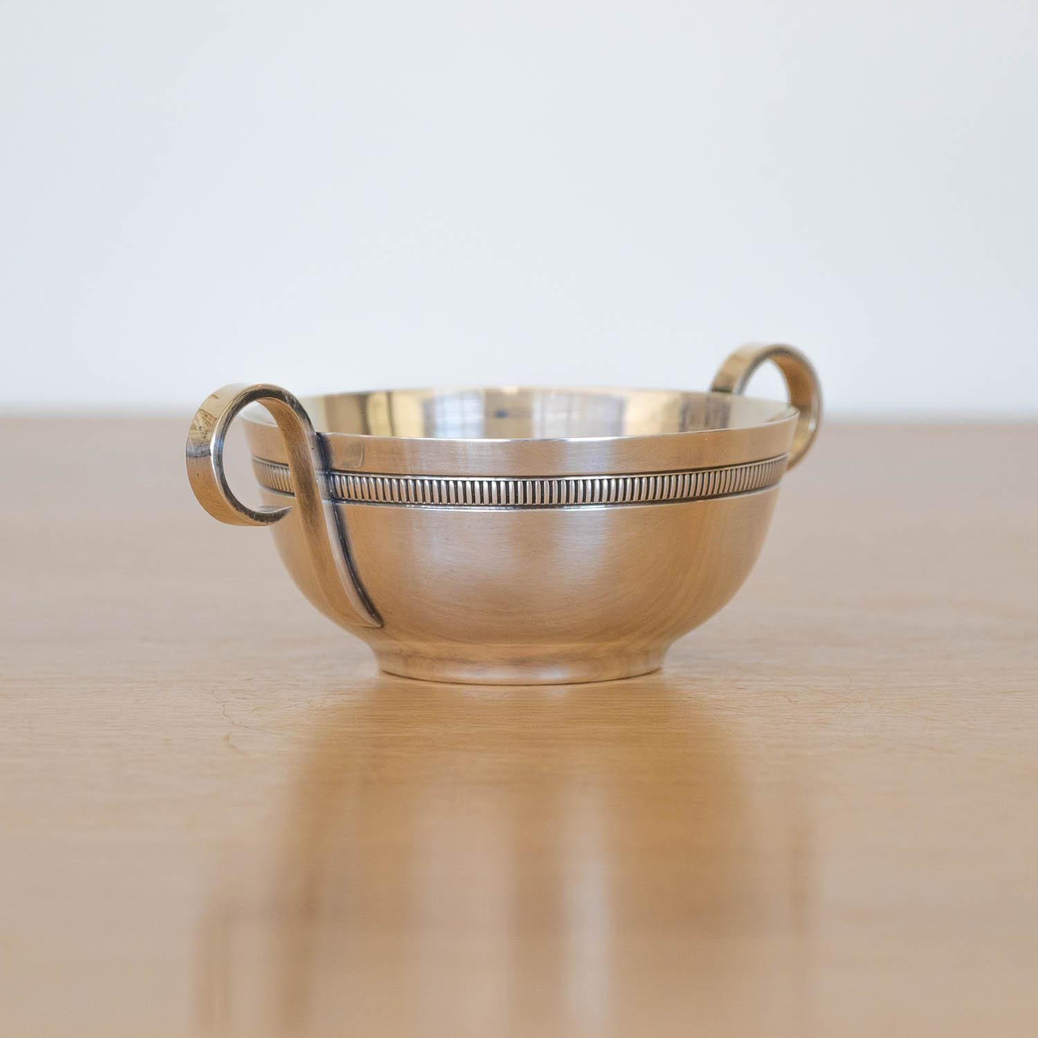 Petite Art Deco French Silver Bowl 2