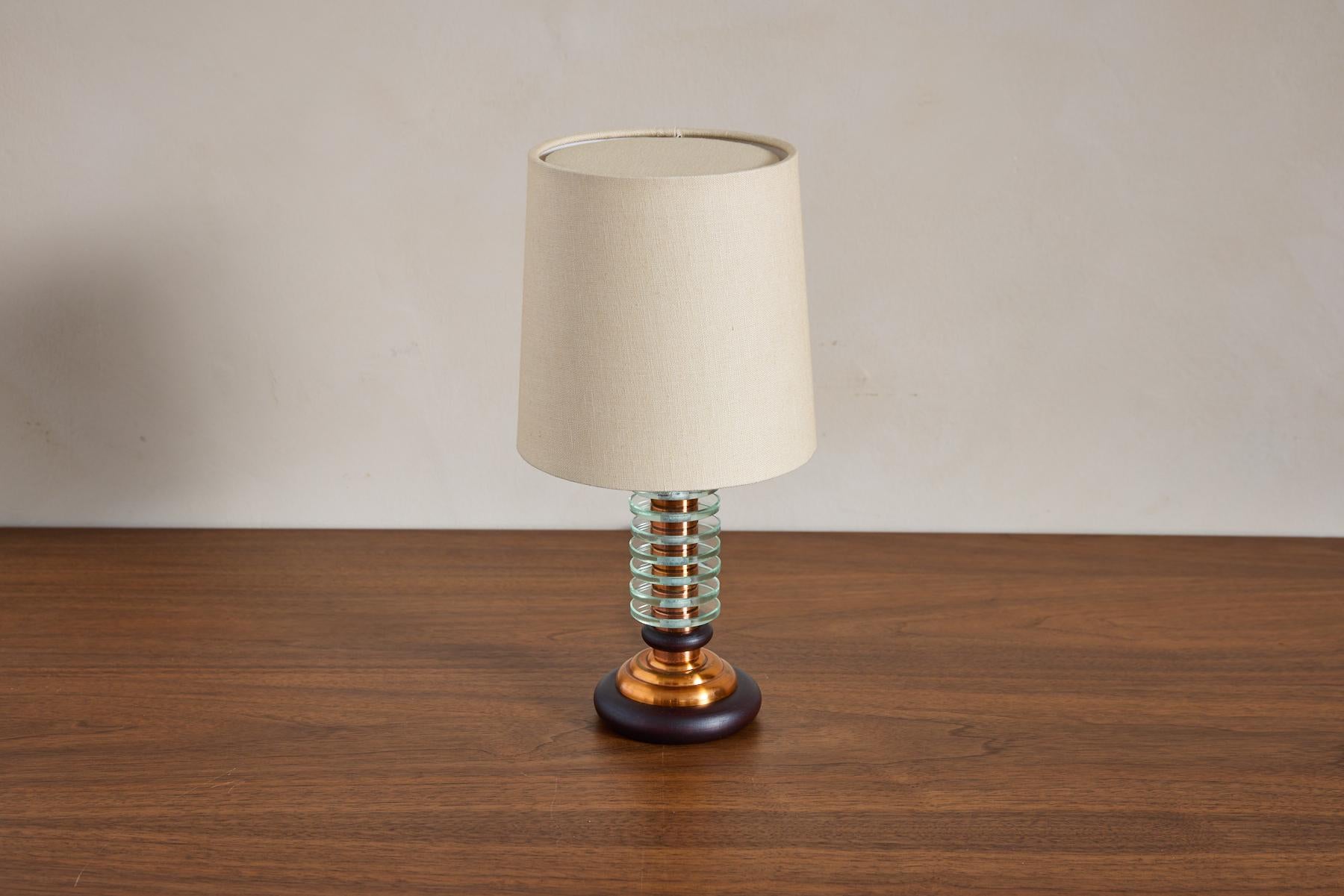 Pequeña lámpara de mesa Art Déco Francés en venta