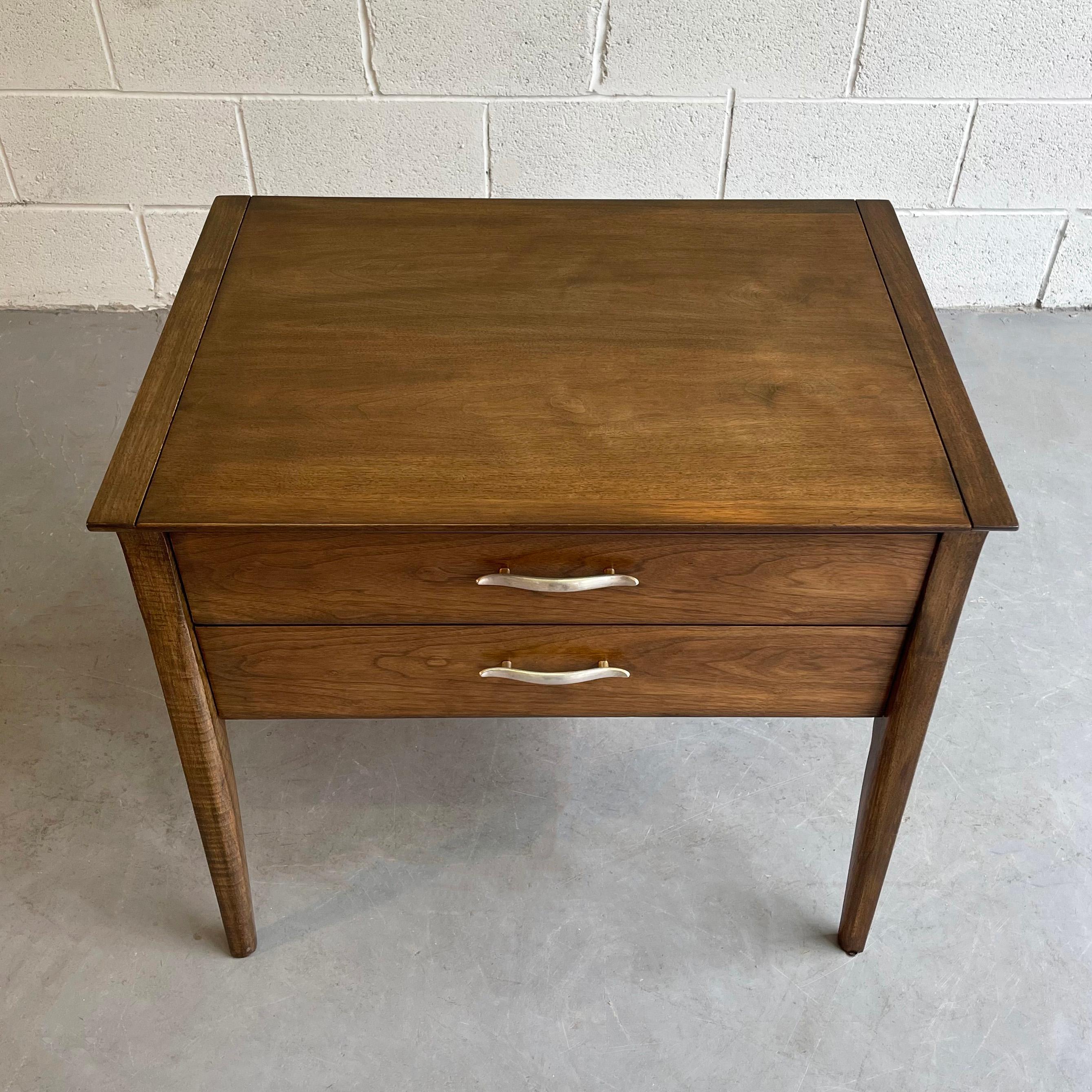 Petite Ash Sideboard Cabinet by John Van Koert for Drexel Profile For Sale 3
