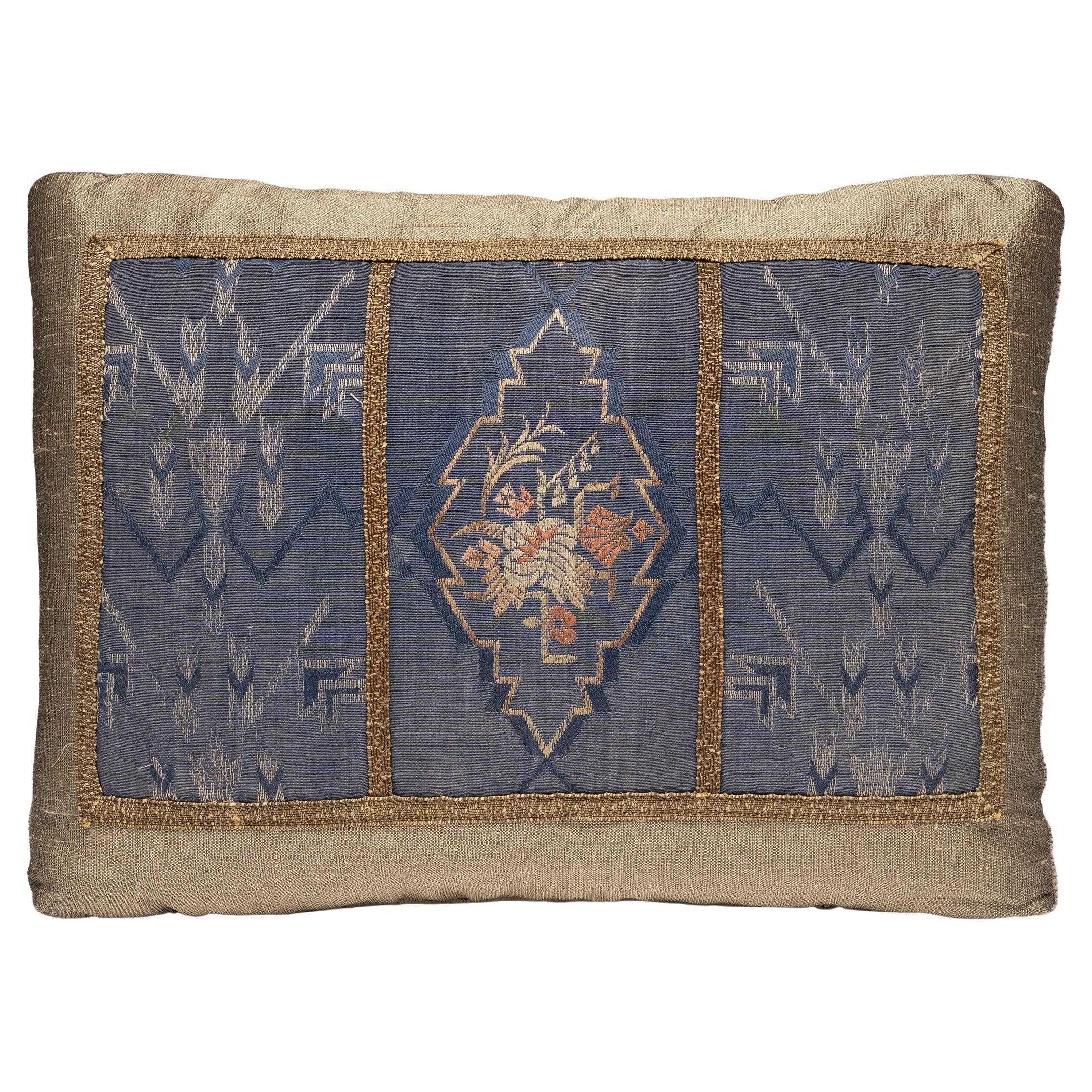 Petite Austrian Silk Pillow For Sale