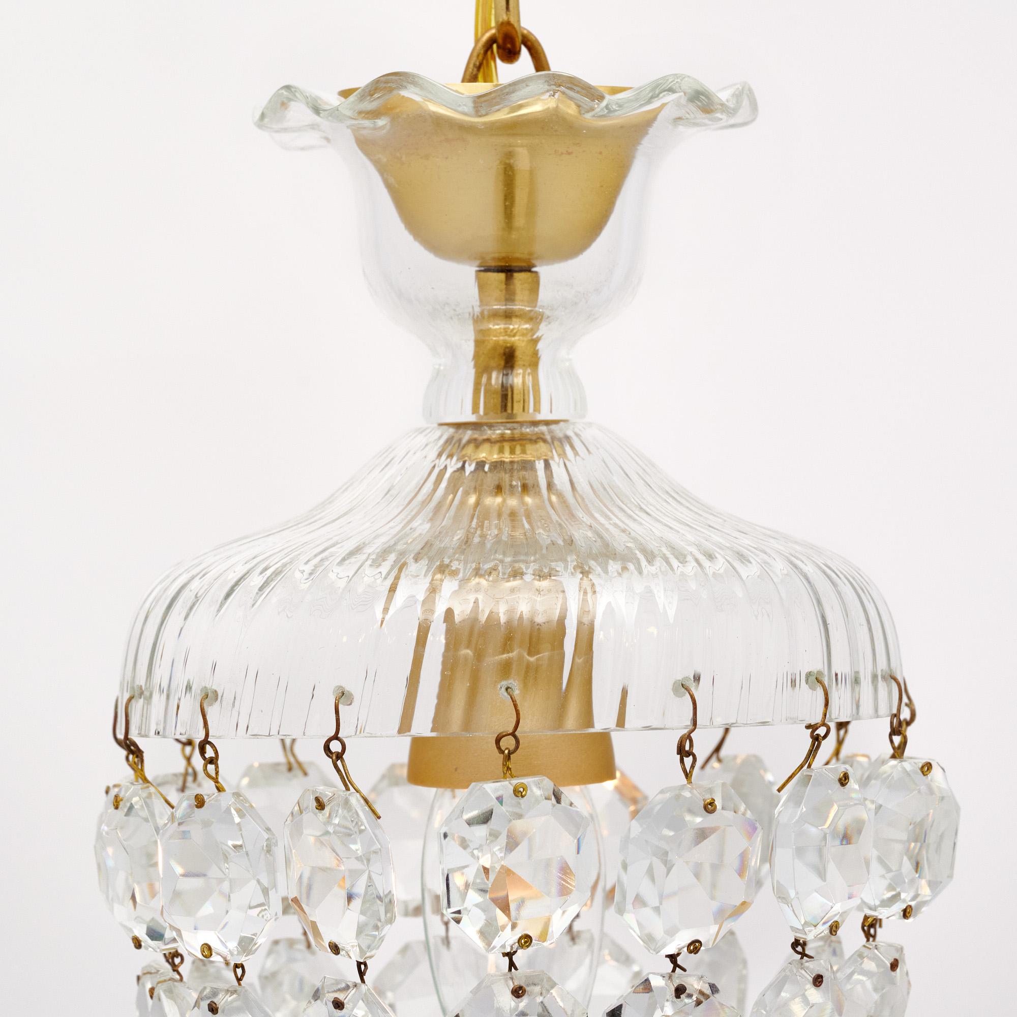 Lampadario a campana Petite Baccarat In condizioni buone in vendita a Austin, TX