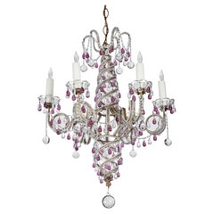 Vintage Petite Beaded Chandelier