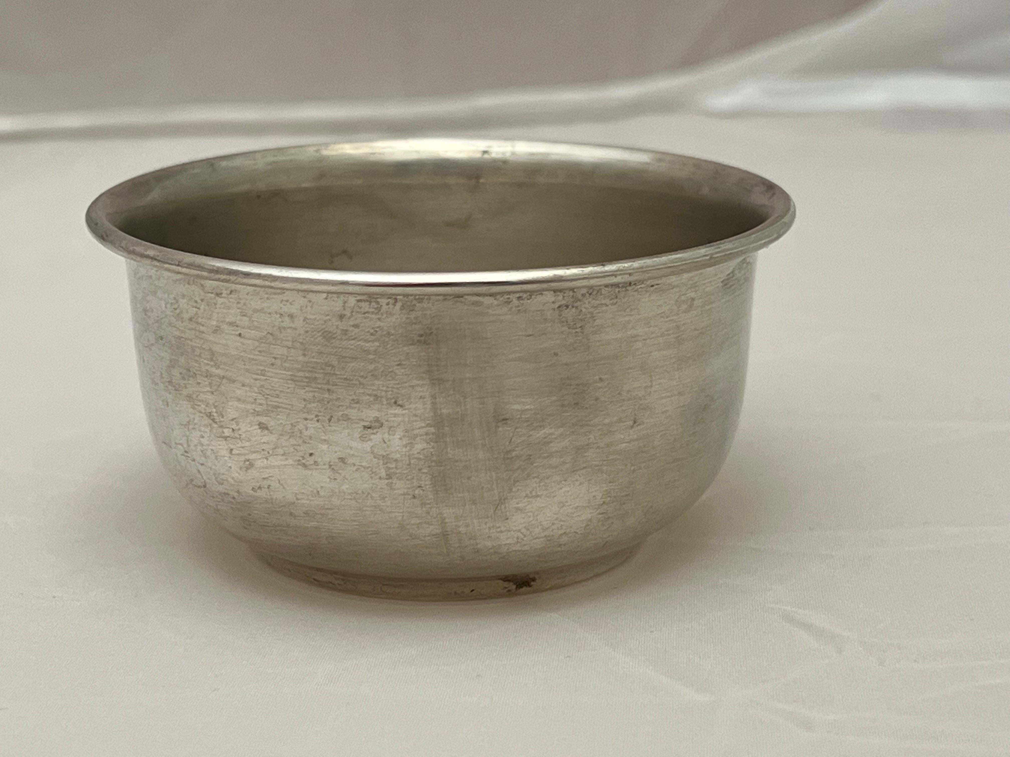 Small sterling sauce dish by Henry Birks & Son.