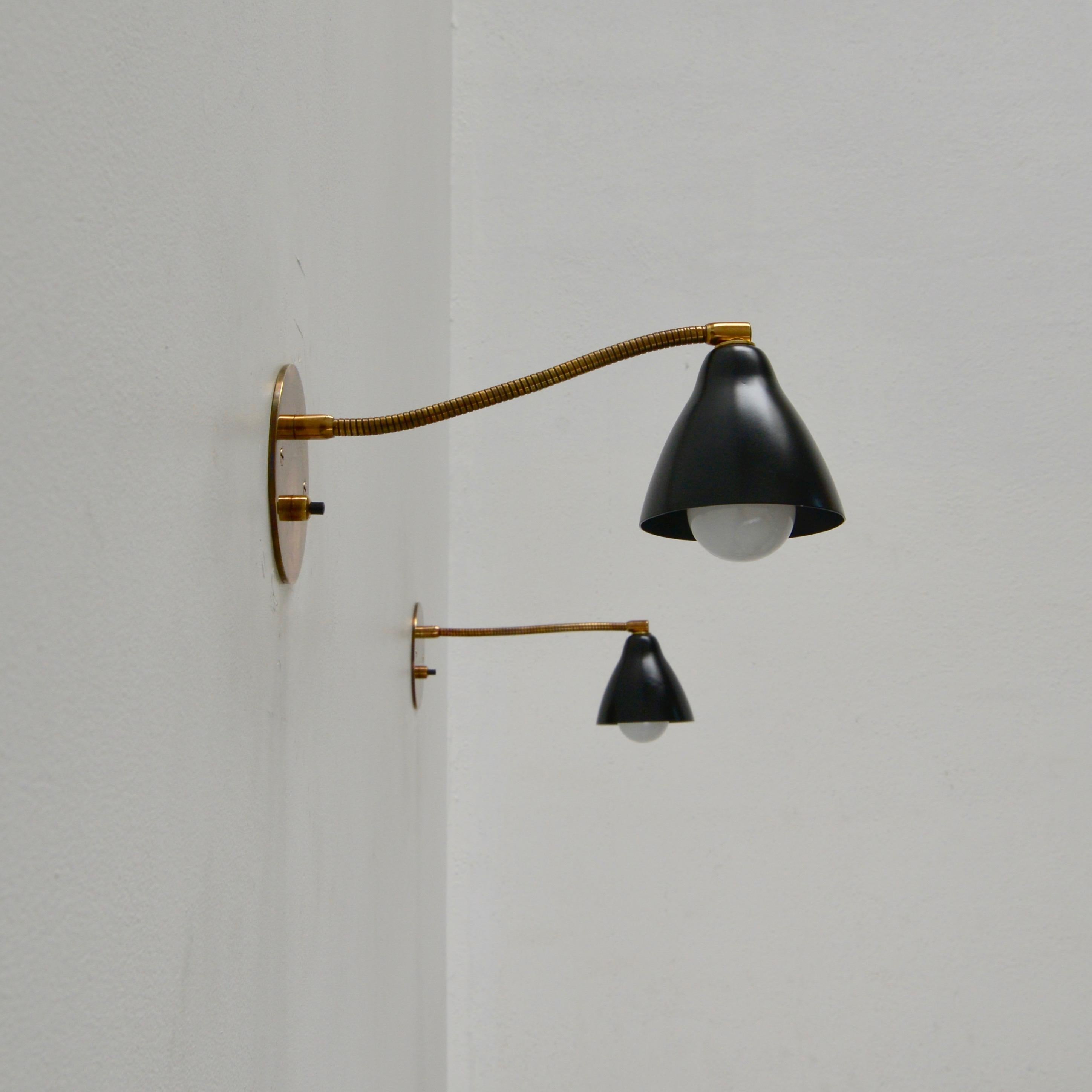 Petite Black Gooseneck Sconces 4