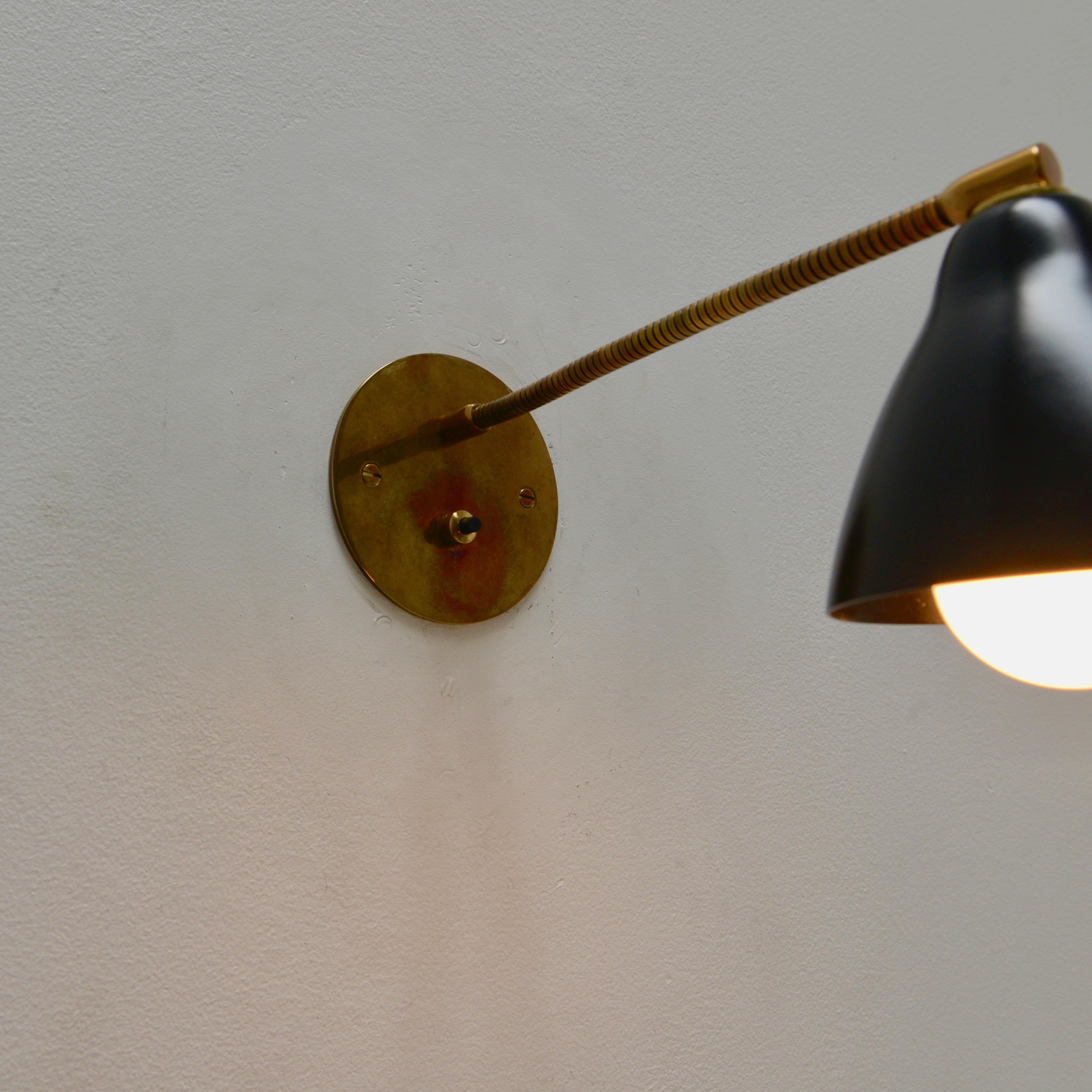 Petite Black Gooseneck Sconces 1