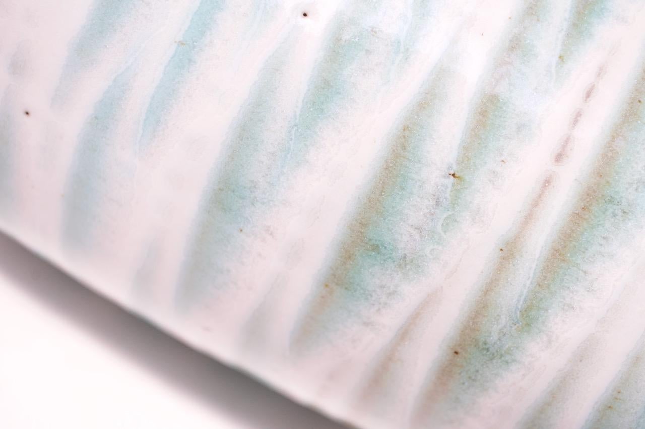 Kleine blau-weiße Keramik-Tischlampe von Lee Rosen für Design Technics im Angebot 3