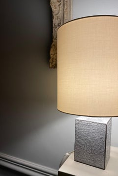 Petite Bottle Shape Ceramic Lamp Attributed to Bruno Gambone, Italy 1955.