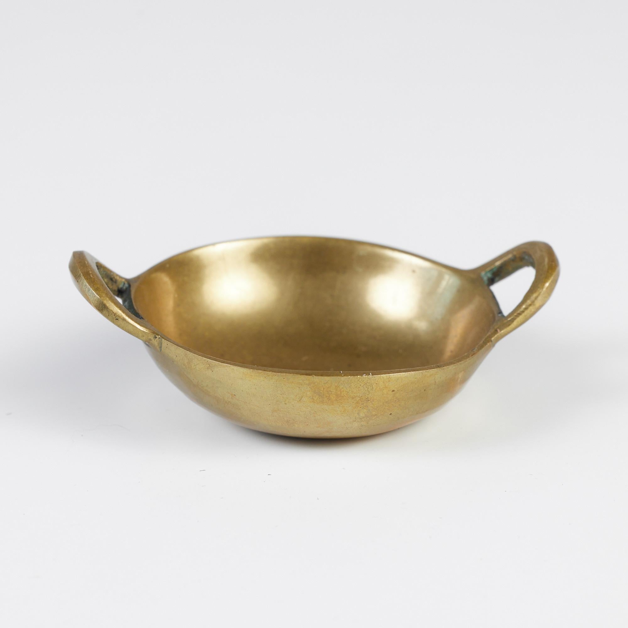Unknown Petite Brass Dish with Handles