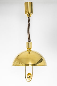 Petite Brass Dome Pendant Light by Florian Schulz, Germany