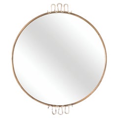Petite Brass Loop Mirror by Josef Frank
