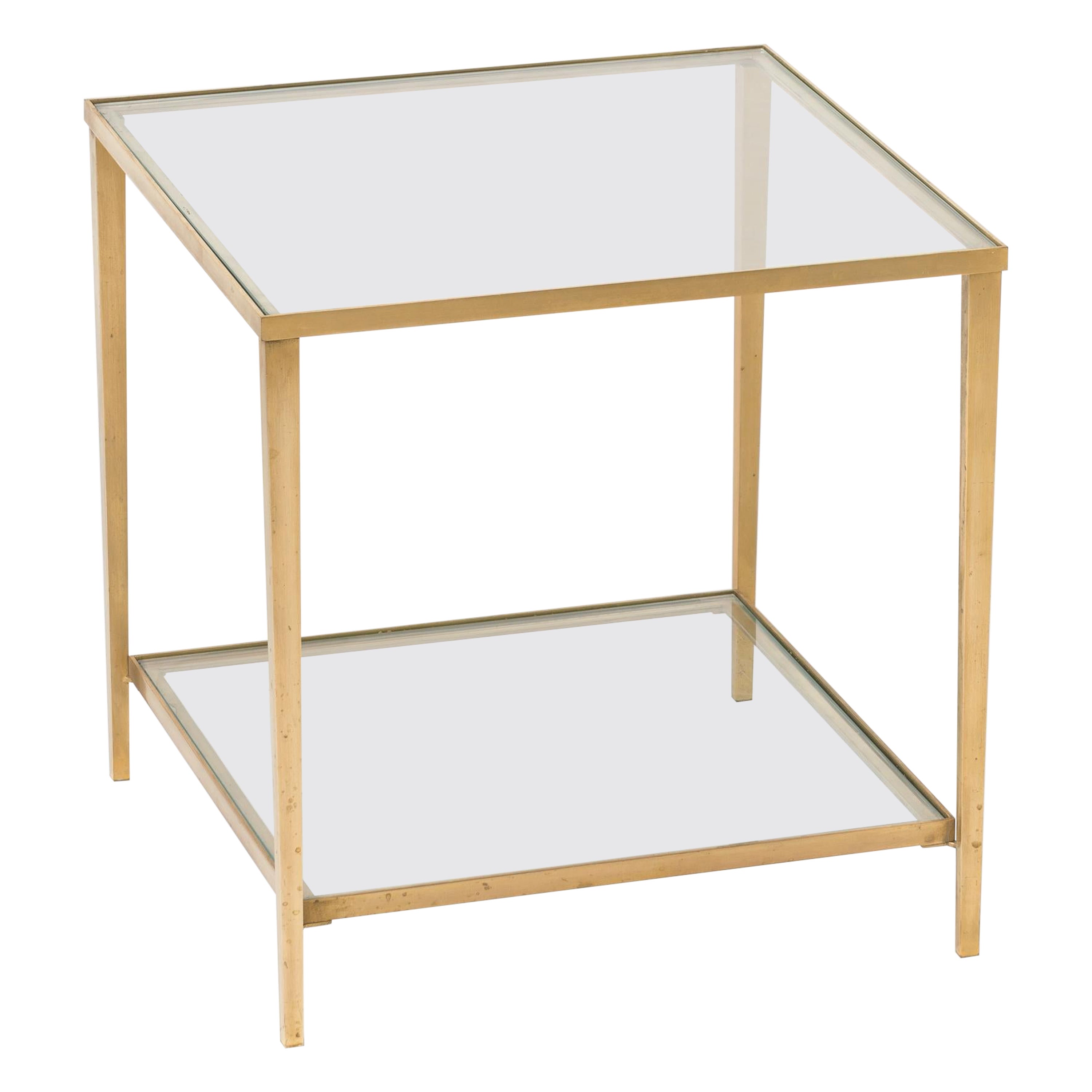 Petite Att. de table en laiton. Maison Jansen en laiton, France, années 1970 en vente