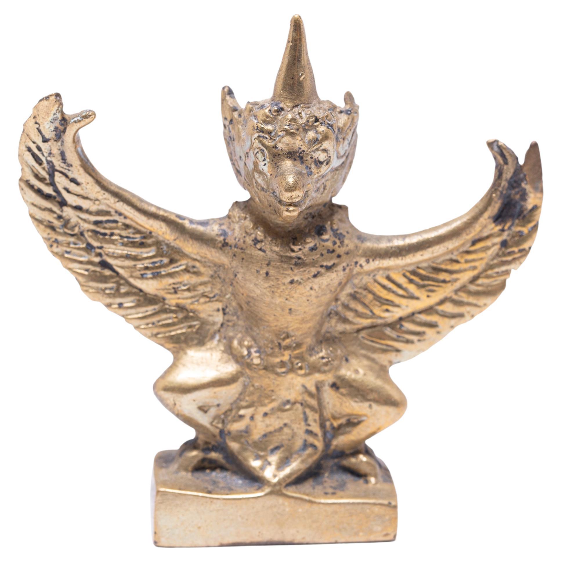 Petite figurine de Garuda en bronze