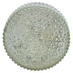 Petite Bubble Glass Flush Mount by Hustadt Leuchten Vintage German 1960s