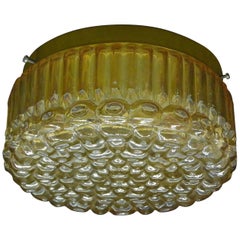 Petite Bubble Pattern Limburg Flush Mount Ceiling Light, 1960s