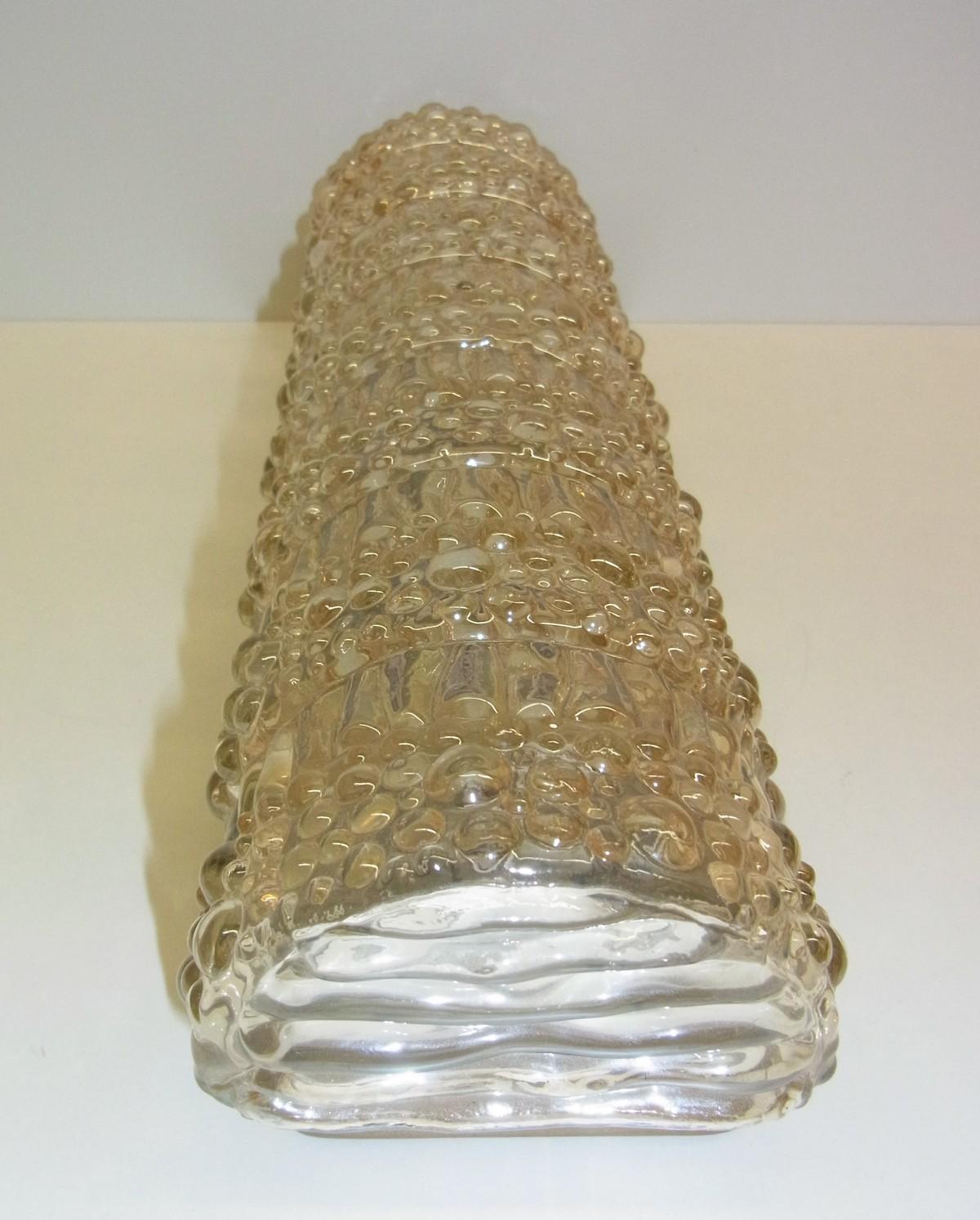 Petite Bubble Pattern Limburg Flush Mount Ceiling Light or Sconce, 1960s In Good Condition For Sale In Nuernberg, DE