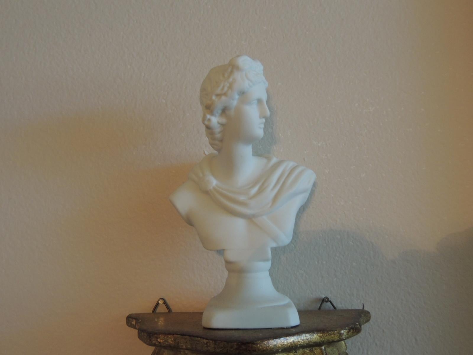 Italian Petite Bust of Greek God 