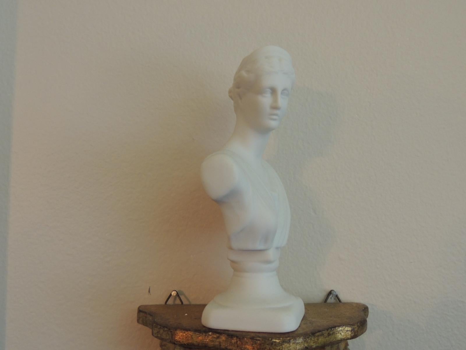 Italian Petite Bust of Greek Goddess 