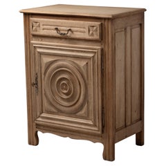 Petite Cabinet in Carved Oak, France, 1940s