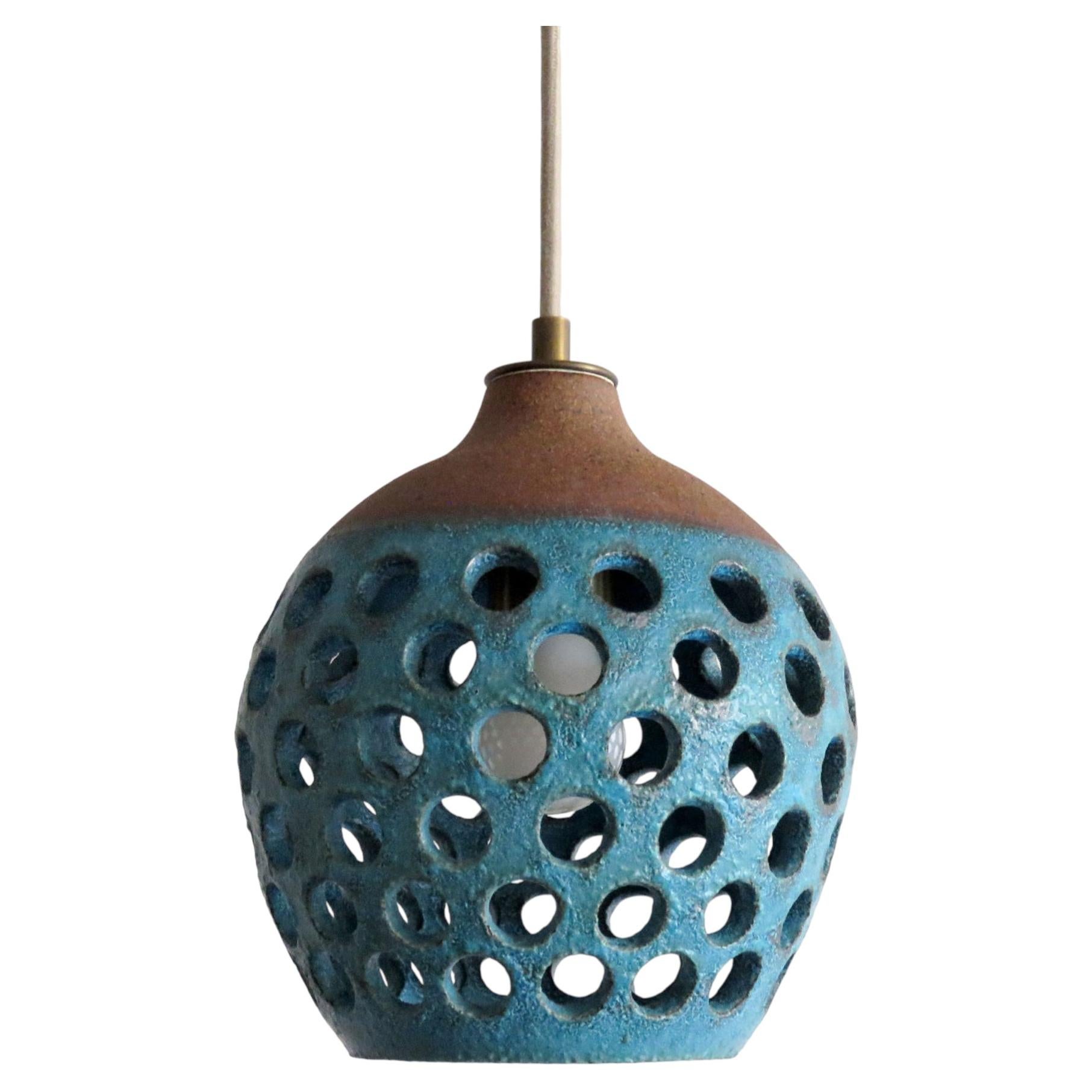 Petite Ceramic Pendant Light No.1202 by Heather Levine