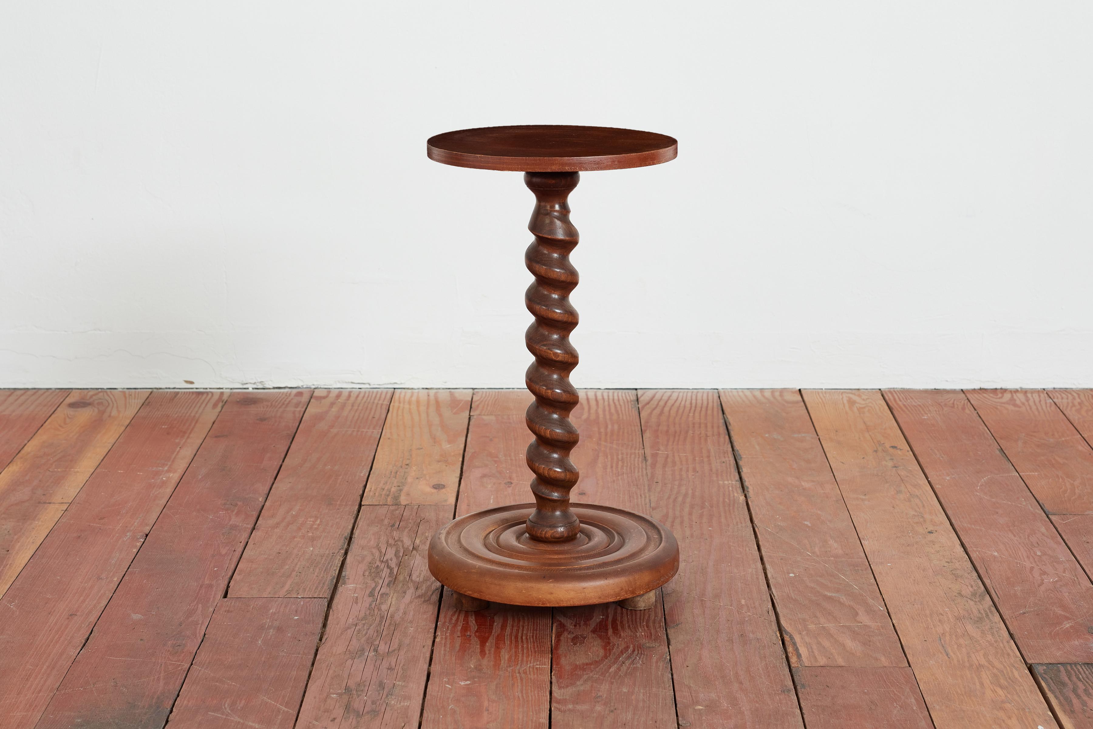 Petite Charles Dudouyt Side Table In Good Condition For Sale In Beverly Hills, CA