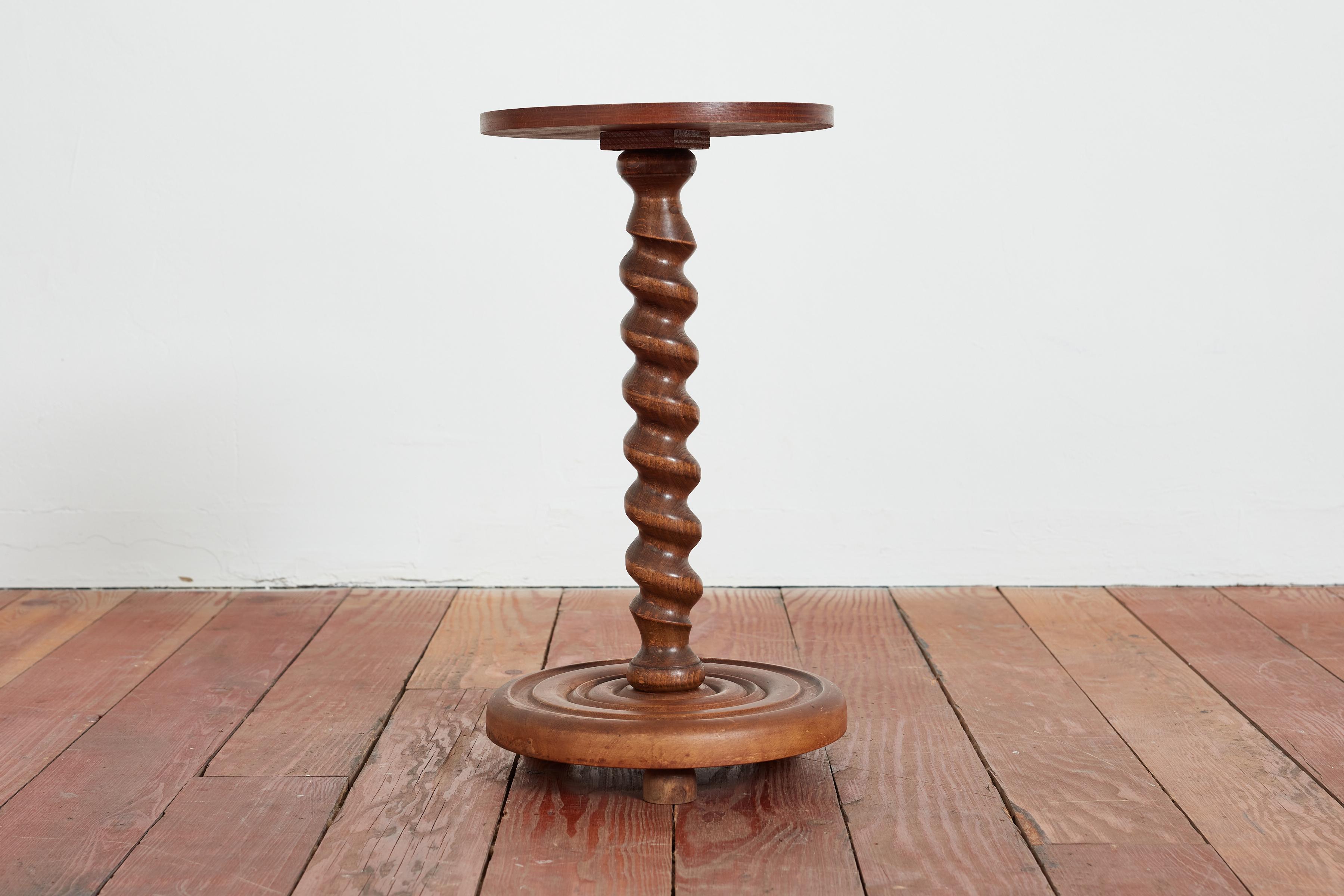 Mid-20th Century Petite Charles Dudouyt Side Table For Sale