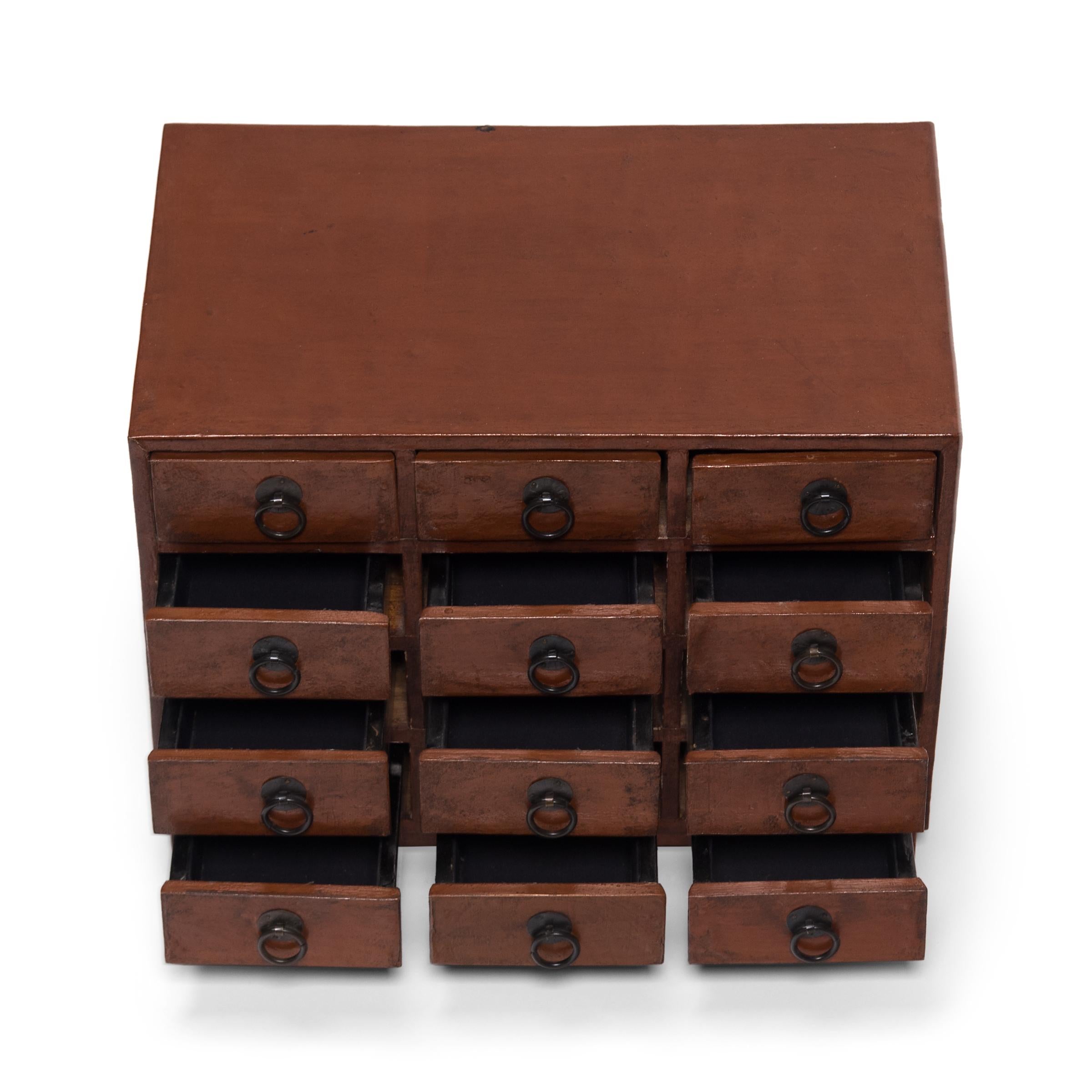 20th Century Petite Chinese Apothecary Chest