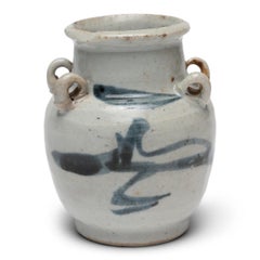 Petite Chinese Blue & White Ewer, c. 1900
