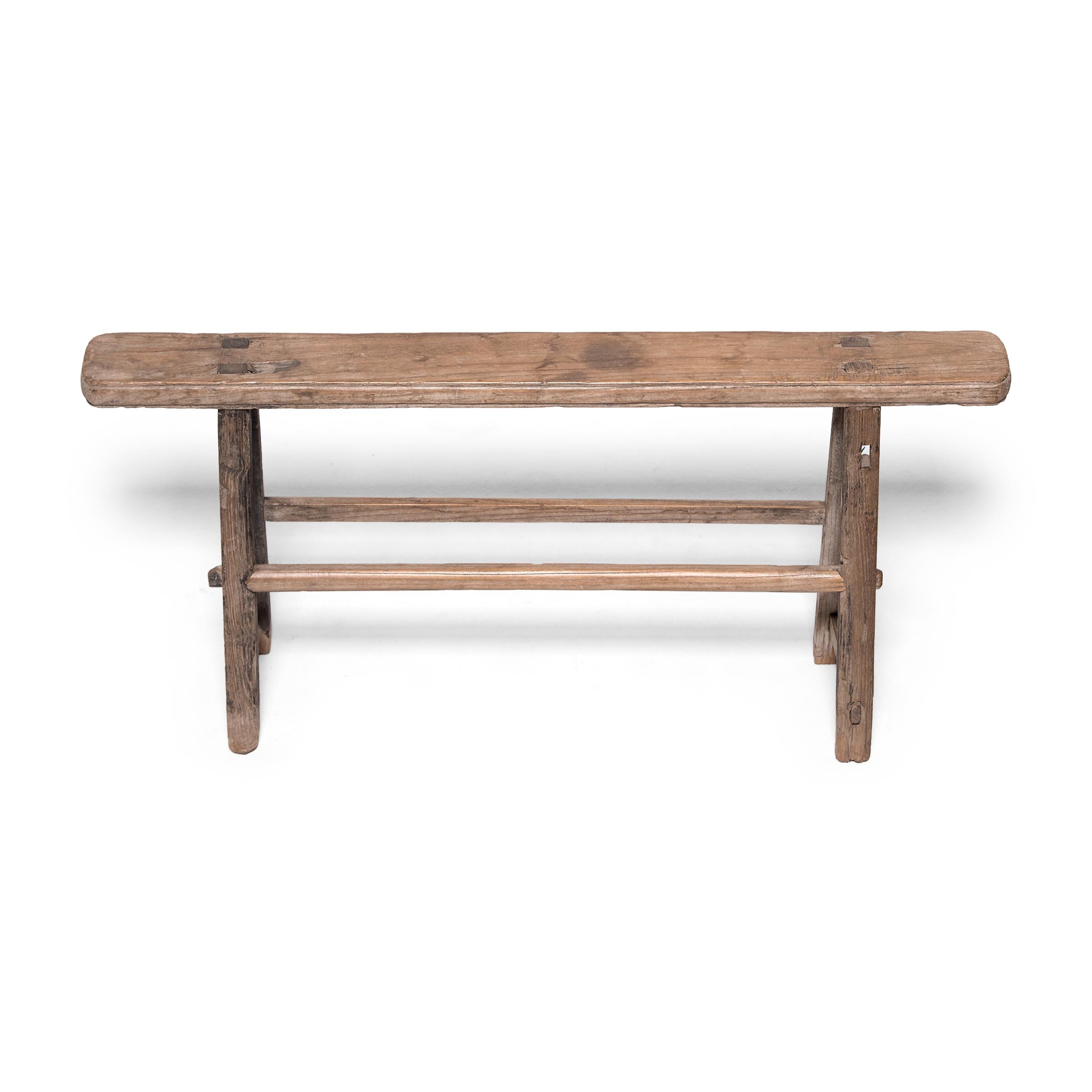 20th Century Petite Chinese Carriage Bench, circa 1900