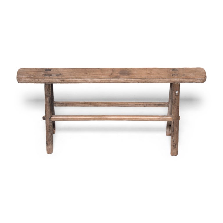 20th Century Petite Chinese Carriage Bench, circa 1900 For Sale