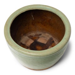 Petite Chinese Celadon Green Pot, c. 1900