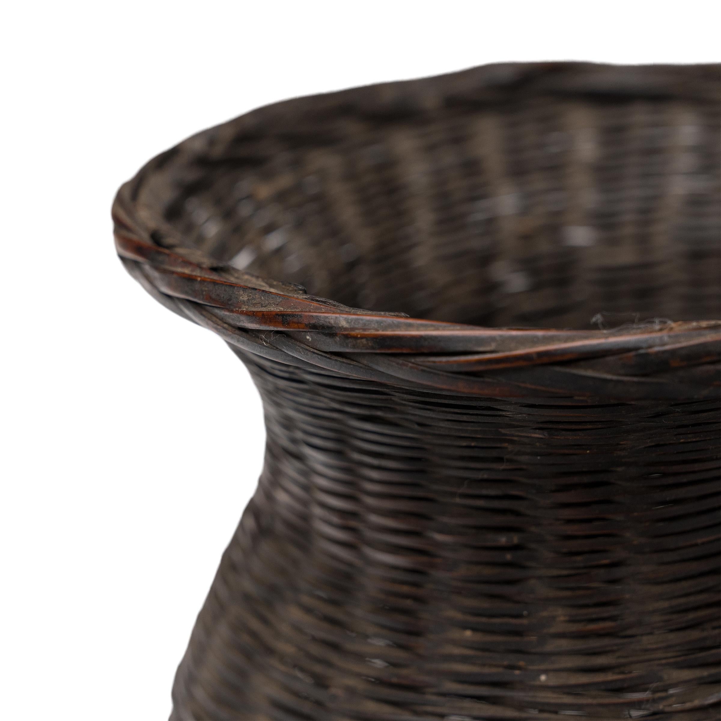 Pequeña cesta china de recolección, c. 1940 Chino en venta