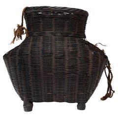Petite Chinese Gathering Basket, c. 1940s