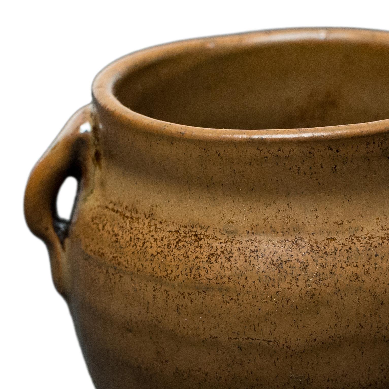 Petite Chinese Glazed Apothecary Jar, c. 1900 In Good Condition For Sale In Chicago, IL