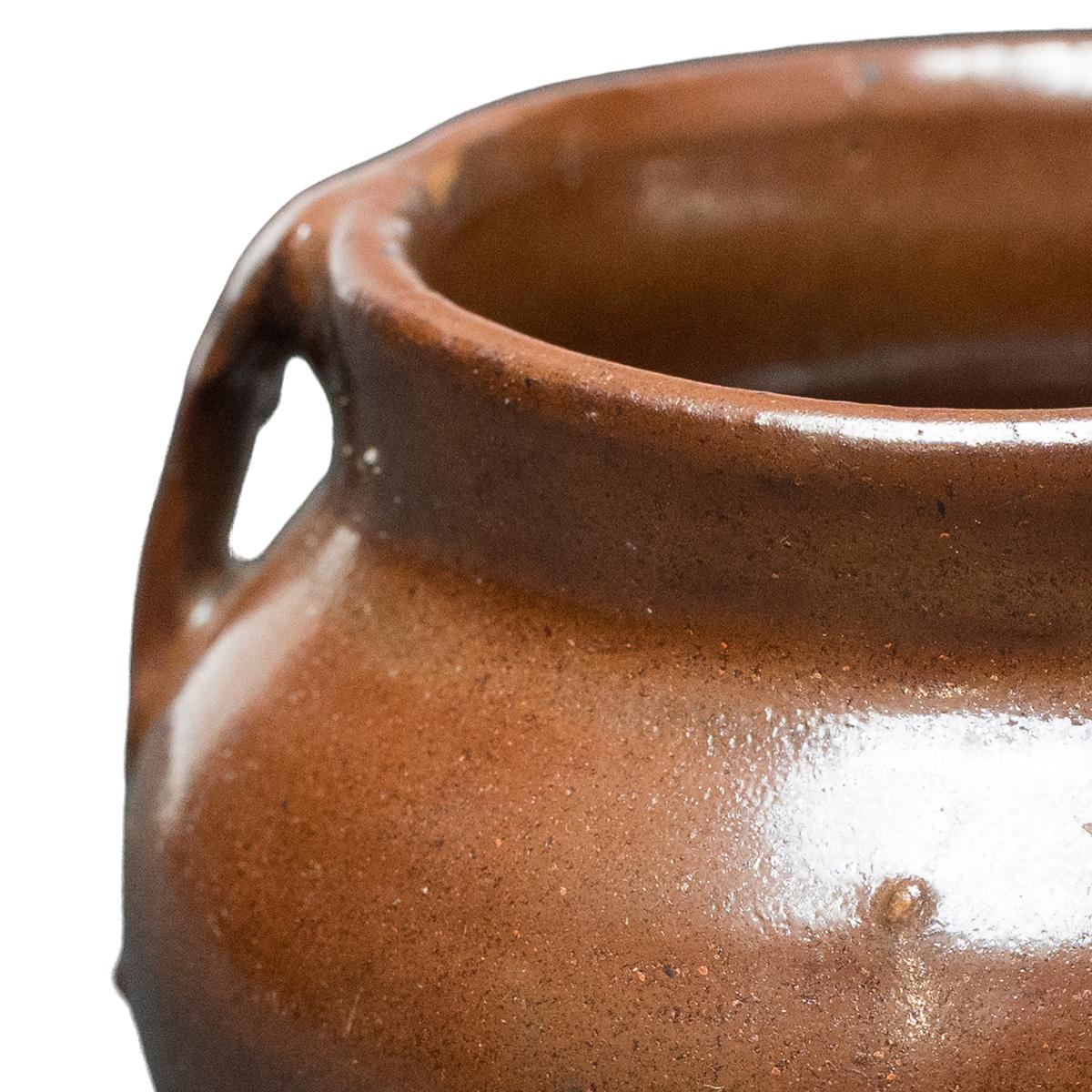Petite Chinese Glazed Apothecary Jar, c. 1900 In Good Condition For Sale In Chicago, IL