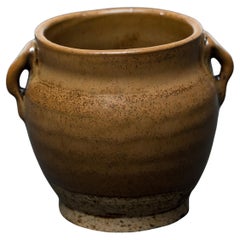 Piccolo vaso da farmacia cinese smaltato, 1900 ca.