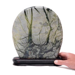 Petite Chinese Greenery Meditation Stone