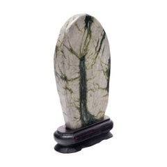Petite Chinese Greenery Meditation Stone