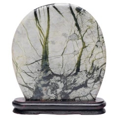 Petite Chinese Greenery Meditation Stone