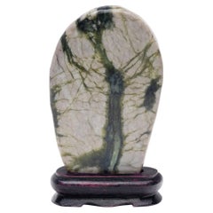 Petite Chinese Greenery Meditation Stone
