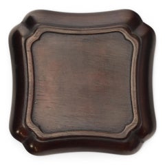 Petit plateau chinois en bois dur, c. 1900