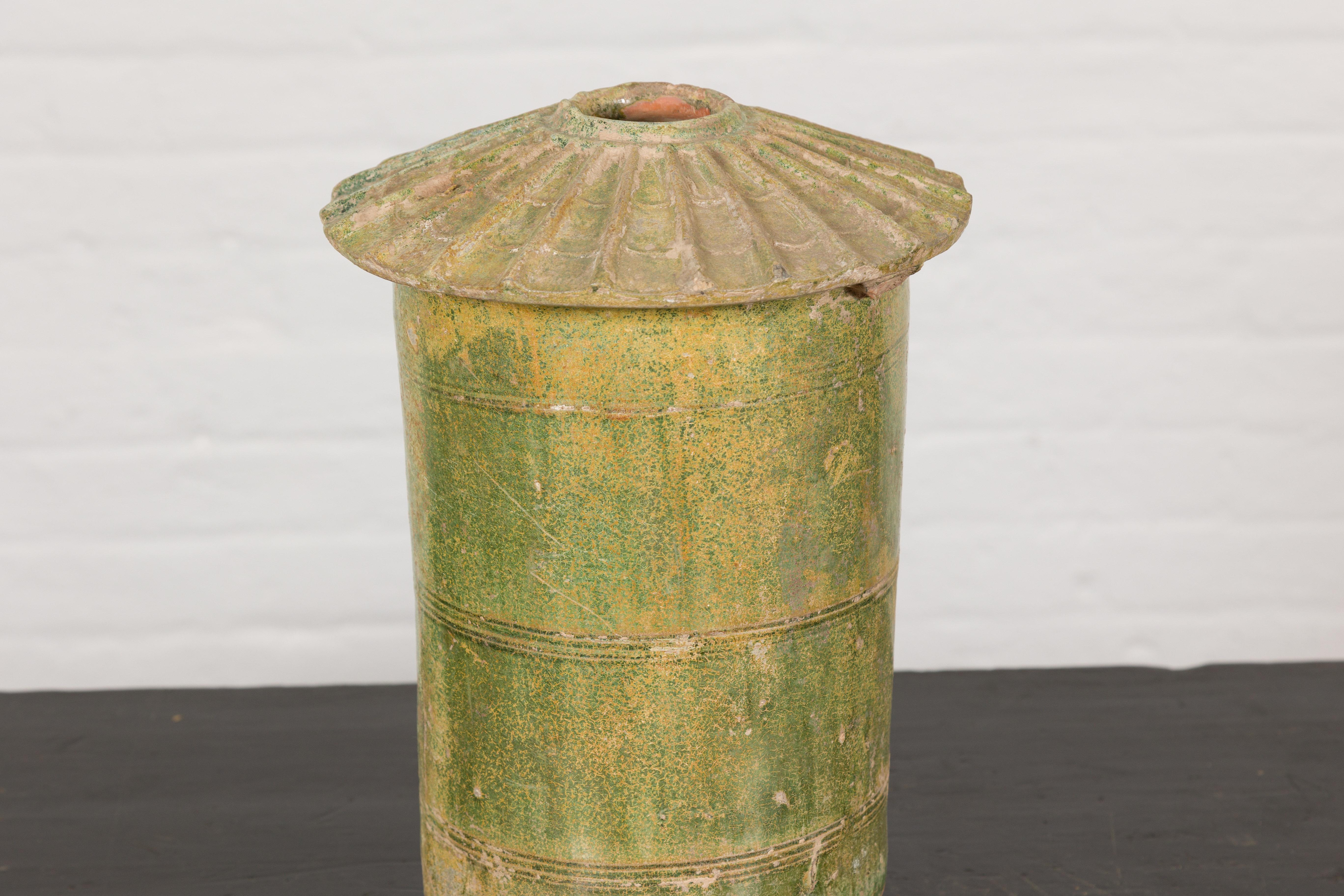 Antique Chinese Granary Jar In Good Condition For Sale In Yonkers, NY